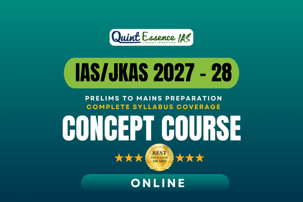 IAS/JKAS Concepts Course – Online