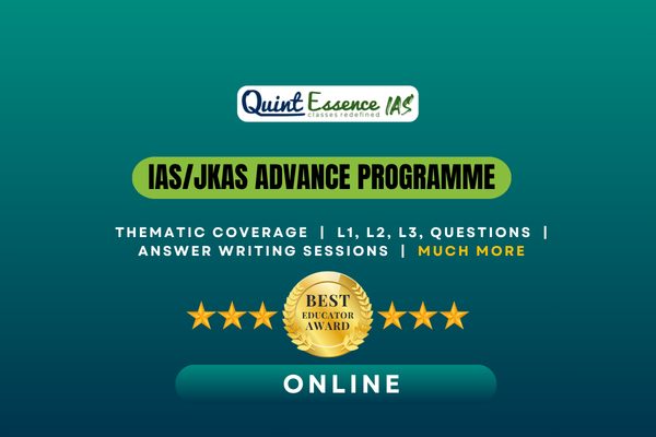 IAS/JKAS Advance Program - Online