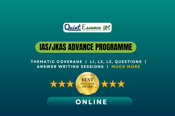 IAS/JKAS Advance Program - Online
