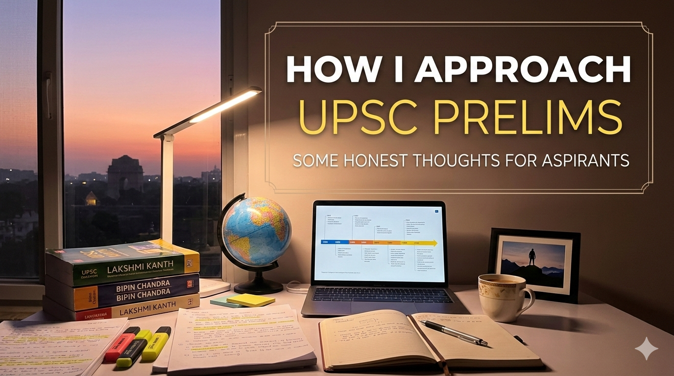 How I Approach UPSC Prelims: Some Honest Thoughts for Aspirants
