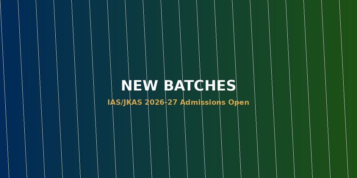 IAS/JKAS Concepts Course – Offline